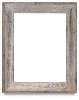 Blick Rustic Barnwood Frames - Front view of upright frame
