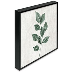 Blick Metal Gallery Frame - Black, 12” x 12” side view