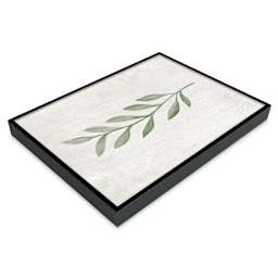 Blick Metal Gallery Frame - Black, 12” x 16” laying flat