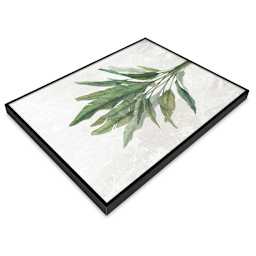 Blick Metal Gallery Frame - Black, 18” x 24” laying down