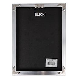 Blick Metal Gallery Frame - Silver, 9” x 12” back