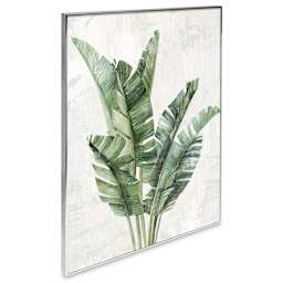 Blick Metal Gallery Frame - Silver, 30” x 40” side view