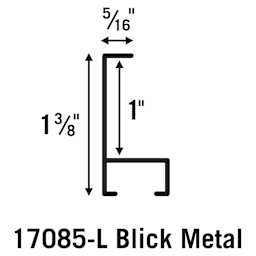 Blick Metal Gallery Frames, metal frame dimensions