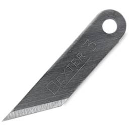 Dexter #3 Blades - Single blade from pack of 5 shown