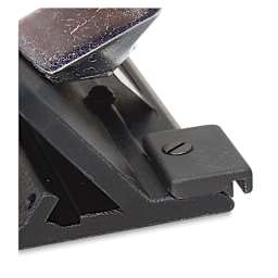 Logan Hand-Held Mat Cutters - Closeup of Accessory Kit in use