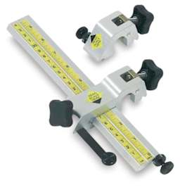 Fletcher 2200 Professional Mat Cutting System - Top view of Measuring Stops sold separately
