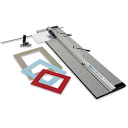 450-1 Artist Elite Mat Cutter- Side View with Frame Mats