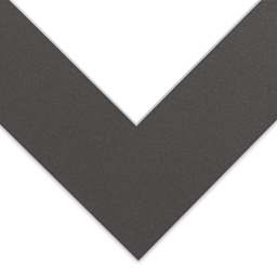 Blick Pre-Cut Mat - Cinder, 8" x 10" (3-3/4" x 5-3/4" Opening)