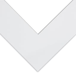 Blick Pre-Cut Mat - Manor White, 8" x 8" (3-3/4" x 3-3/4" Opening)