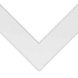 Blick Pre-Cut Mat Single - Manor White, 9" x 12" (5-1/2" x 8-1/2" Opening)