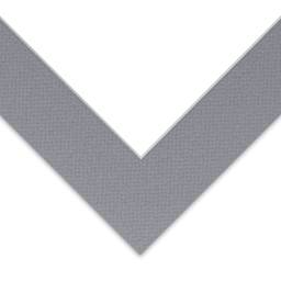 Blick Pre-Cut Mat Single - Bar Harbor Gray, 9" x 12" (5-1/2" x 8-1/2" Opening)