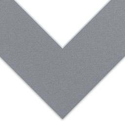 Blick Pre-Cut Mat - Bar Harbor Gray, 8" x 10" (3-3/4" x 5-3/4" Opening)