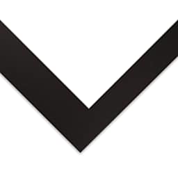 Blick Pre-Cut Mat - Raven Black, 18" x 24" (13-1/2" x 17-1/2" Opening)