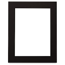 Blick Black Core Pre-Cut Mat - 8" x 10" w/ 5-3/4" x 7-3/4" opening - out of packaging