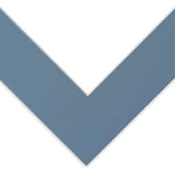 Blick Pre-Cut Mat - Biscay Blue, 8" x 10" (4-1/2" x 6-1/2" Opening)