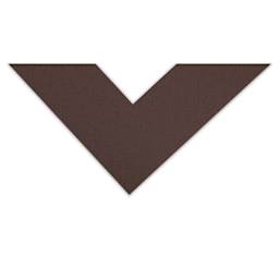 Blick Pre-Cut Mat - Weatherwood, 8" x 10" (5-3/4" x 7-3/4" Opening), corner