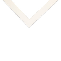 Crescent Select Conservation Solids Pre-Cut Mat - Antique White, 4 ply, 16" x 20" corner