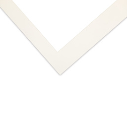 Crescent Select Conservation Solids Pre-Cut Mat - Antique White, 4 ply, 18" x 24" corner