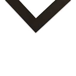 Crescent Select Conservation Solids Pre-Cut Mat - Deep Black, 8 ply, 8" x 10" corner