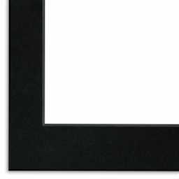 Crescent Select Conservation Solids Pre-Cut Mat - Deep Black, 8 ply, 11" x 14"