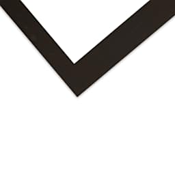 Crescent Select Conservation Solids Pre-Cut Mat - Deep Black, 8 ply, 18" x 24" corner