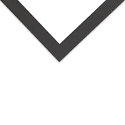 Crescent Select Conservation Solids Pre-Cut Mat - Dark Gray, 4 ply, 16" x 20" corner