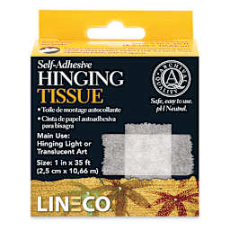 Lineco Self-Adhesive Hinging Tissue - 1" W x 35 ft L (In packaging)