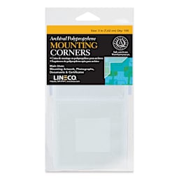 Lineco Mounting Corners - 3", Clear, Box of 100