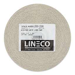 Lineco Gummed Linen Tape - 1 1/2" x 300 ft, White