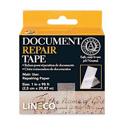 Lineco Document Repair Tape - 1" x 98 ft