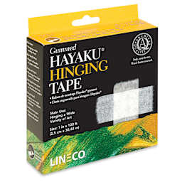 Lineco Gummed Japanese Hinging Tape - 1" x 100 ft, Roll (In package)