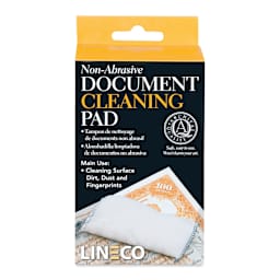 Lineco Document Cleaning Pad, front of the packaging