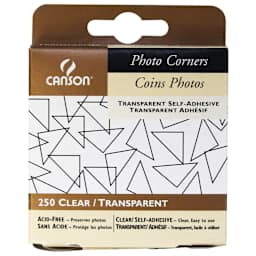 Canson Self-Adhesive Photo Corners, 250/Pkg.