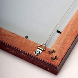 Lineco Backer Board in the back of a frame