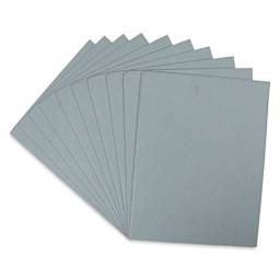 Lineco Backer Board Pack - 14" x 18", Blue/Gray, Pkg of 10 fanned out