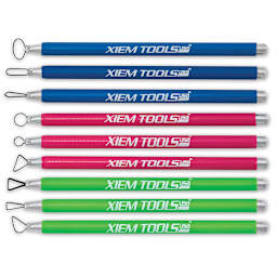 Xiem Studio Mini Ribbon Sculpting Tools - components of set shown horizontally