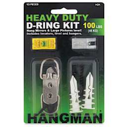Hangman Heavy Duty D-Ring Kit - Front of blister package
