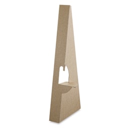 Lineco Easel Backs - Single Easel Back folded and upright
