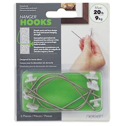 Nielsen Hanger Hooks - Front of Blister package of hooks