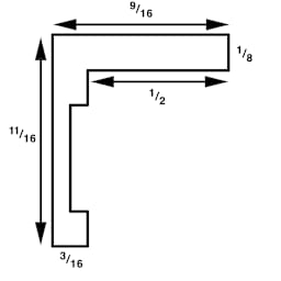 MCS Brushed Aluminum Frames - Dimensions 