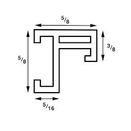 MCS Framatic Super Simple Poster Frames - Schematic showing dimensions of frame