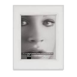 MCS Framatic Frame - White, 11" x 14" w/8" x 10" Opening, Shadow Mat