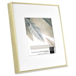 MCS Framatic Fineline II Frame - Gold, 8" x 8" side view