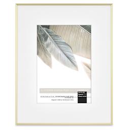 MCS Framatic Fineline II Frame - Gold, 8" x 10"