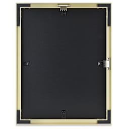 MCS Framatic Fineline II Frame - Gold, 11" x 14" back with hangers