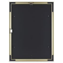 MCS Framatic Fineline II Frame - Gold, 12" x 16" back with hangers