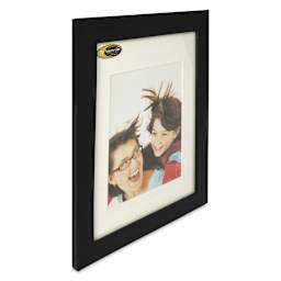 Bainbridge Artcare Woodbury Frame - 11" x 14", Black side view