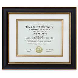 Nielsen Bainbridge Tuscan Wood Document Frame