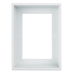 Ampersand Floaterframe - Thin, White, 5" x 7", 1-1/2", front view