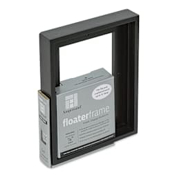 Ampersand Floaterframe - Thin, Black, 5" x 7", 7/8", at an angle